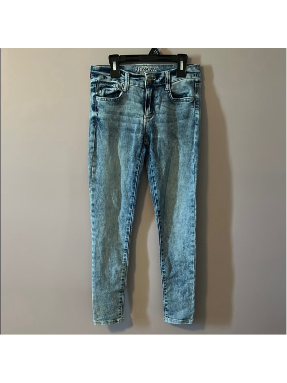 Arizona Jean Co Light Wash Skinny Jeans Petite Short Size 1